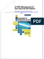 Ebook Download (Ebook PDF) Management of Information Security 6th Edition All Chapter