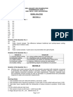 CM121. COA (IL-I) Solution CMA January-2023 Exam.