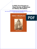 Ebook Download (Ebook PDF) First Peoples A Documentary Survey of American Indian History 5th Edition All Chapter