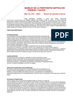 Medicina Veterinaria. Diagnostico y Manejo de La Peritonitis Septica en Perros y Gatos