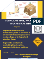 Suspicious Mail, Package or Biochemical Threat