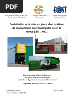 Mise en Place SME Selon Iso14001