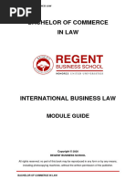 BCOMLAW International Business Law