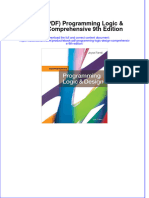 Ebook Download (Ebook PDF) Programming Logic & Design Comprehensive 9th Edition All Chapter