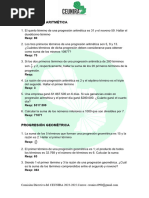 Resp. de Ejercicios de Matematicas Ceunira