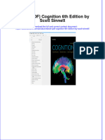 Ebook Download (Ebook PDF) Cognition 6th Edition by Scott Sinnett All Chapter