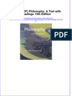 Ebook Download (Ebook PDF) Philosophy: A Text With Readings 13th Edition All Chapter