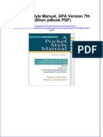 Ebook Download A Pocket Style Manual, APA Version 7th Edition (Ebook PDF) All Chapter