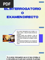 EL INTERROGATORIO O EXAMEN DIRECTO - Organized