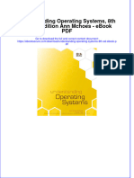 Ebook Download Understanding Operating Systems, 8th Ed. 8th Edition Ann Mchoes - Ebook PDF All Chapter