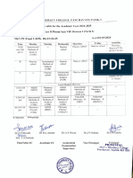 Final Year B.Pharm Div I Term I 24-25 Timetable