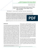 Impact of Charging Stations For Electric Vehicles On The Power Distribution Network