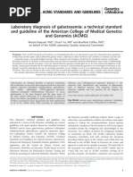 Laboratory Diagnosis of Galactosemia A Technical Standard and - 2018 - Genetics