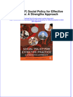 Ebook Download (Ebook PDF) Social Policy For Effective Practice: A Strengths Approach All Chapter