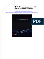 Ebook Download (Ebook PDF) Microeconomics 11th Edition by David Colander All Chapter