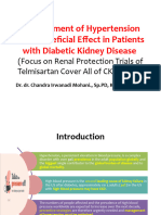 Management of Hypertension With Beneficial Effect in Patients With Diabetic Kidney Disease