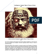 Marxist Artificial Intelligence Refutes Marx Theory of Value