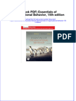 Ebook Download (Ebook PDF) Essentials of Organizational Behavior, 15th Edition All Chapter