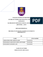 Proposal Writing Irfan Amzar Syafiq