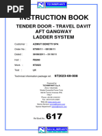 FB260 Tecnimpianti Tender Door-Travel Davit-Aft Gangway-Ladder System - Technical Manual