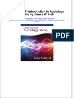 Ebook Download (Ebook PDF) Introduction To Audiology Today by James W. Hall All Chapter