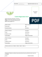 Crèche Registration Form