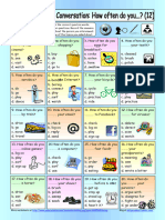 Grammar Meets Conversation 12 How Often Do You 12 Fun Activities Games - 3571