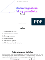 Tema 6. Ondas Electromagnéticas. Óptica