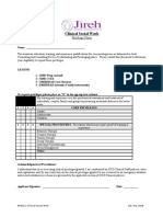 Clinical Social Work: Privilege Form