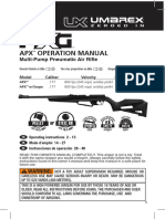 Umarex NXG Apx Air Rifle Owners Manual