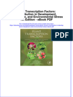 Ebook Download Plant Transcription Factors: Contribution in Development, Metabolism, and Environmental Stress 1st Edition - Ebook PDF All Chapter