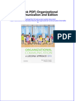 Ebook Download (Ebook PDF) Organizational Communication 2nd Edition All Chapter