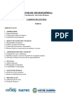 Gestor de Microempresa - Caderno de Estudos