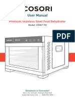 Cosori Food Dehydrator Manual