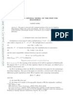 Martin Markl - A Resolution (Minimal Model) of The PROP For Bialgebras