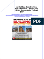 Ebook Download Handbook For Building Construction: Administration, Materials, Design, and Safety 1st Edition Schexnayder - Ebook PDF All Chapter