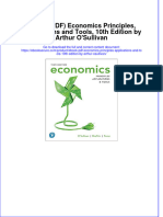 Ebook Download (Ebook PDF) Economics Principles, Applications and Tools, 10th Edition by Arthur O'Sullivan All Chapter