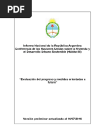 Gobierno de La Nacion INFORME NACIONAL - UnHabitat III PT