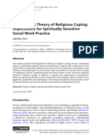 Pargament's Theory of Religious Coping - Implications For Spiritually Sensitive Social Work Practice. BR J Soc Work