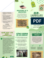 Tríptico Informativo Del Día Del Reciclaje Ilustrado Verde