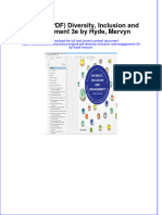 Ebook Download (Original PDF) Diversity, Inclusion and Engagement 3e by Hyde, Mervyn All Chapter