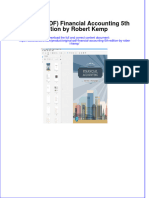 Ebook Download (Original PDF) Financial Accounting 5th Edition by Robert Kemp All Chapter