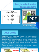 Arus, Hambatan Dan Tegangan Listrik - RT