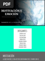 Motivación y Emoción - Equipo 3