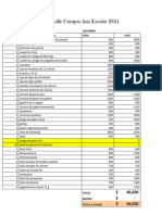 Detalle Compra Lista Escolar 2024 - GIOVANNI