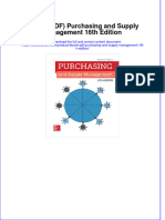 Ebook Download (Ebook PDF) Purchasing and Supply Management 16th Edition All Chapter