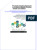 Ebook Download (Ebook PDF) Understanding Research Methods For Evidence-Based Practice in Health 2nd Edition All Chapter