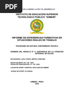 INFORME MODULO 03 - Enfermería Técnica