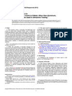 Astm - E428 082013 Standard Practice For Fabrication and Control of Metal Other Than Aluminum Reference Blocks Used in Ultrasonic Testing