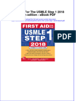 Ebook Download First Aid For The USMLE Step 1 2018 28th Edition - Ebook PDF All Chapter